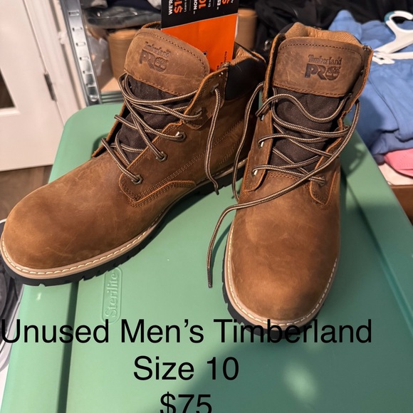Timberland Men's Tan Leather Boots - Picture 1 of 1